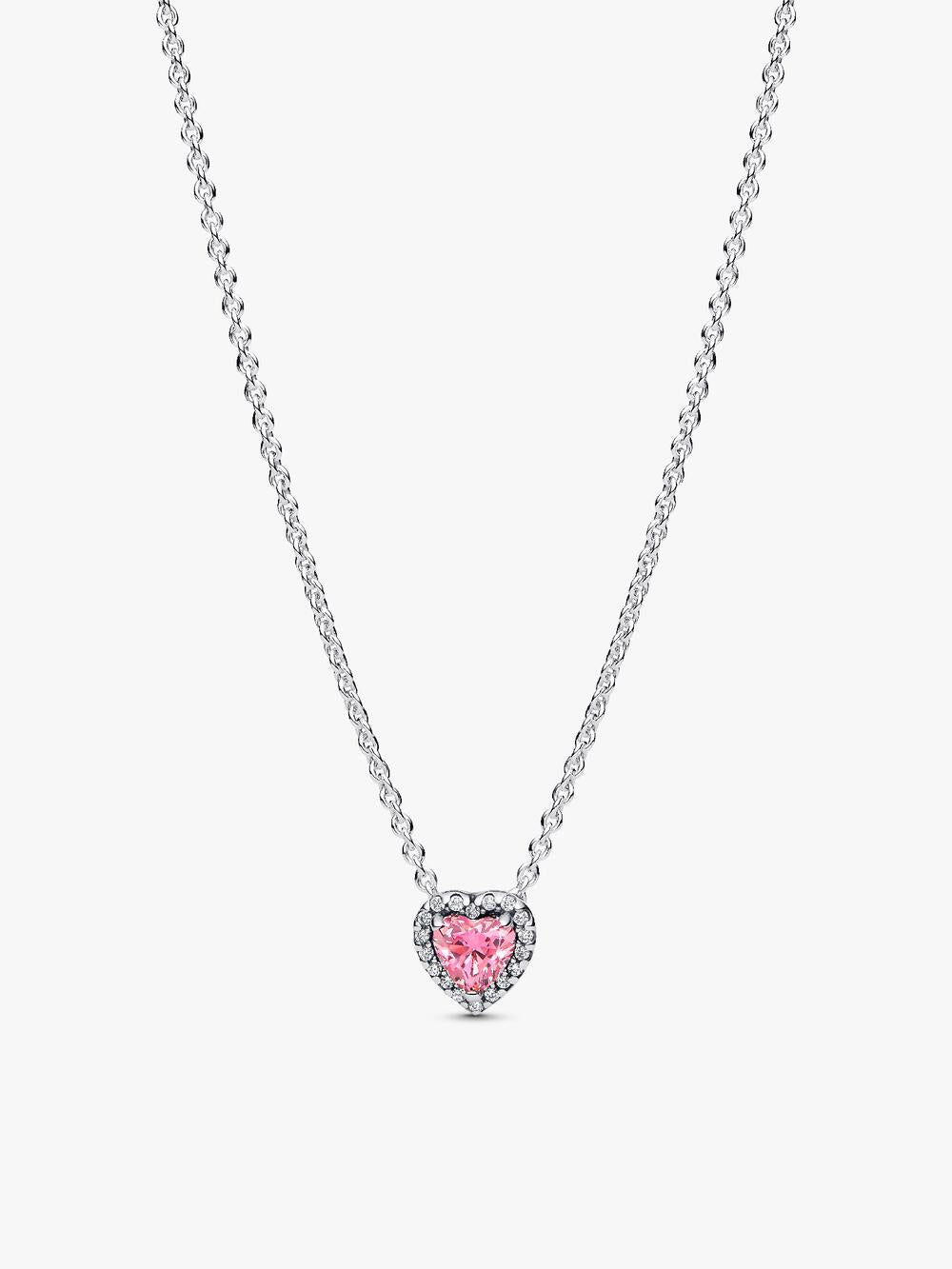Elevated Pink Heart Ring